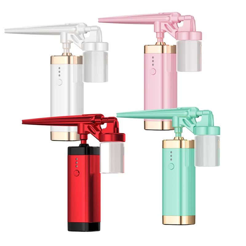 

60ml Facial Moisture Spray Machine Skin Care Oxygen Jet Spraying Gun Oxygen Injection, White/green/pink/red