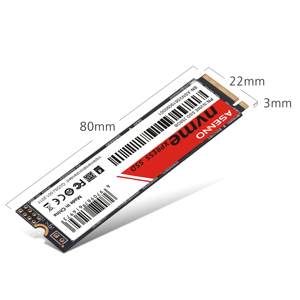 

Factory Wholesale SSD NVME M.2 1TB SSD 512GB 256GB 128GB NVME Solid State Drive Asenno SSD Hot Sale Prod