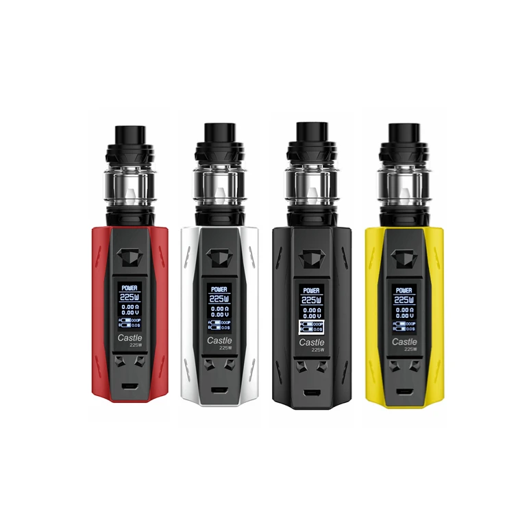 

High quality ATVS CASTLE KIT 225W mod vaper vape mods liquid vape mods box