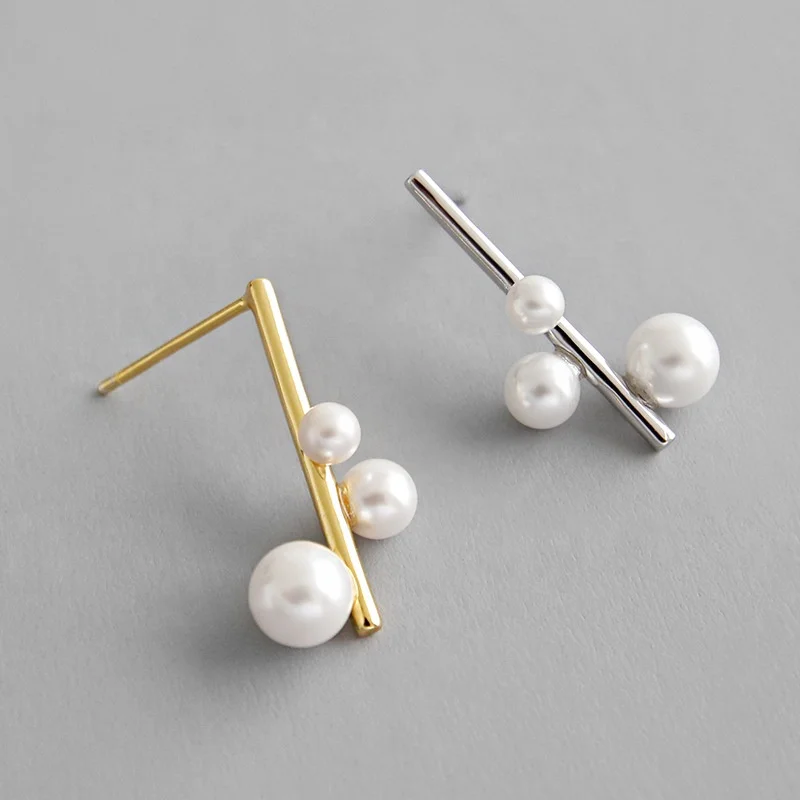 

Danyang S925 Sterling Silver Earrings Female Shell Pearl Earrings for Women Jewelry