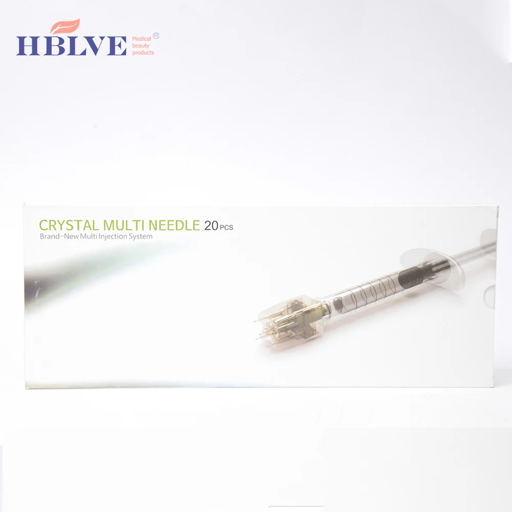 

high quality Disposable 5pin crystal syringe multi needle for skin care