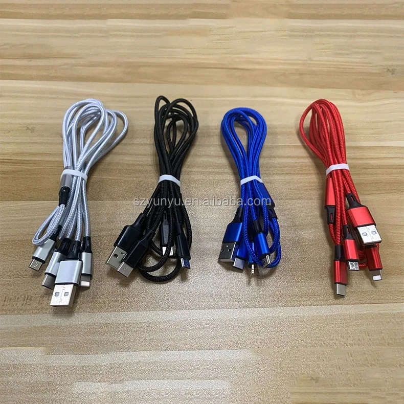 2020 Amazon Hot Selling Magnetic Charging Cable 3 in 1 Magnetic Cable Fast ChargingMagnetic Usb Cable For Apple Type C Micro USB - ANKUX.COM