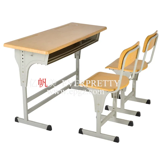 College Classroom Furniture Two Seater Table And Chair Set Free