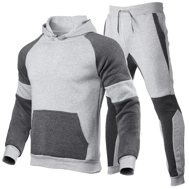 

2021 New Mens Sets Hoodies Pants Sport Suits Casual Sweatshirts Tracksuit Sportswear Suit High Quality Adults Winter for Men