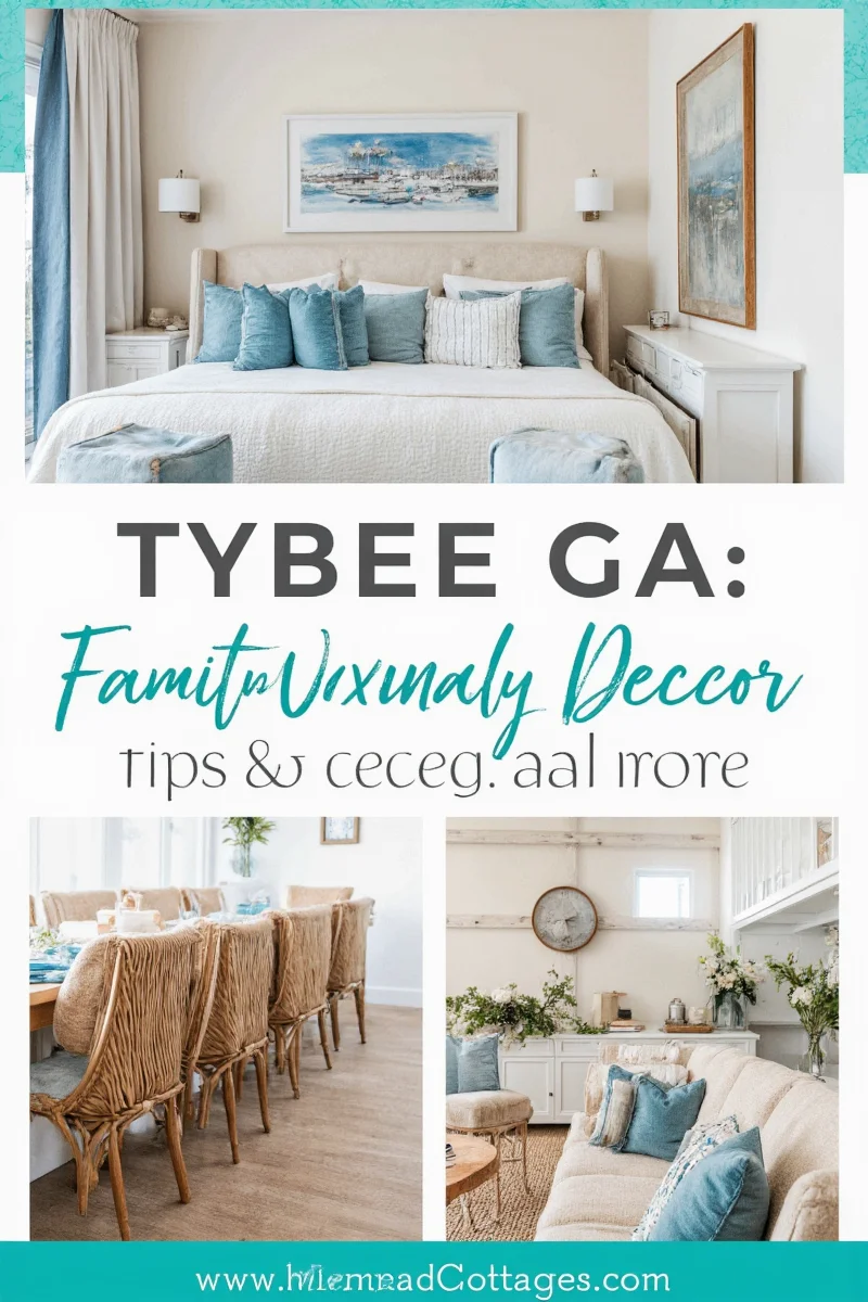 A coastal-themed bedroom designed for kids