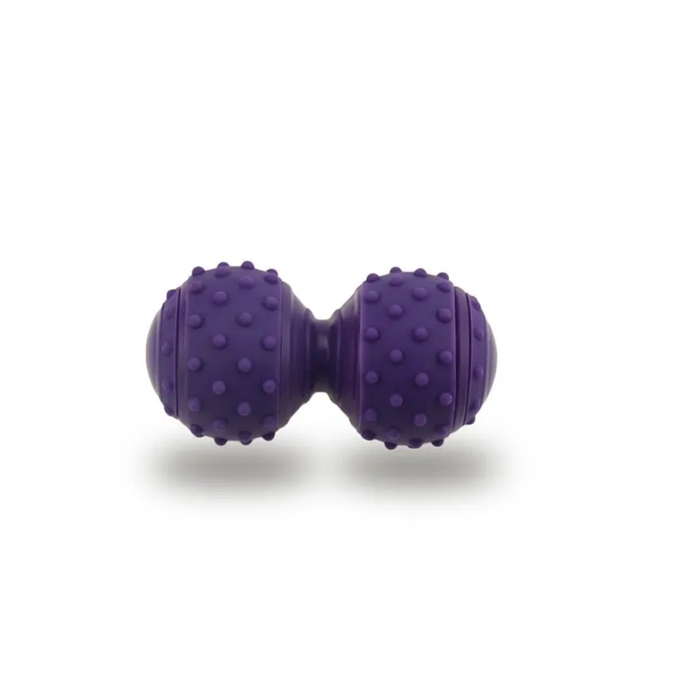

Small Handle high quality Roller Yoga Peanut Muscle Silicone Soft Massage Balls Set