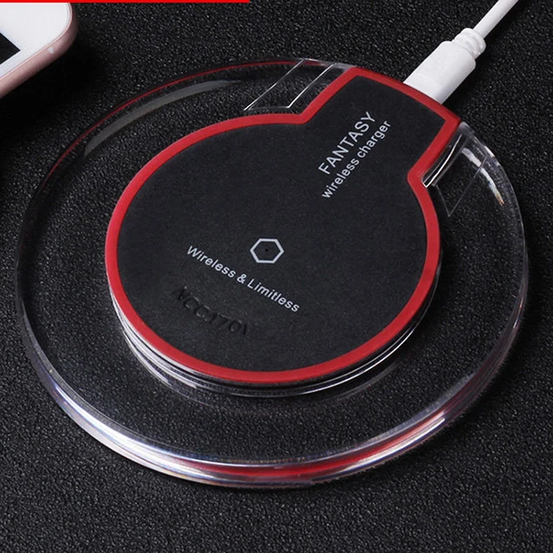 

2021 New Arrivals Qi Certificate 10W Fast Wireless Mobile Phone Charger//, Black,white