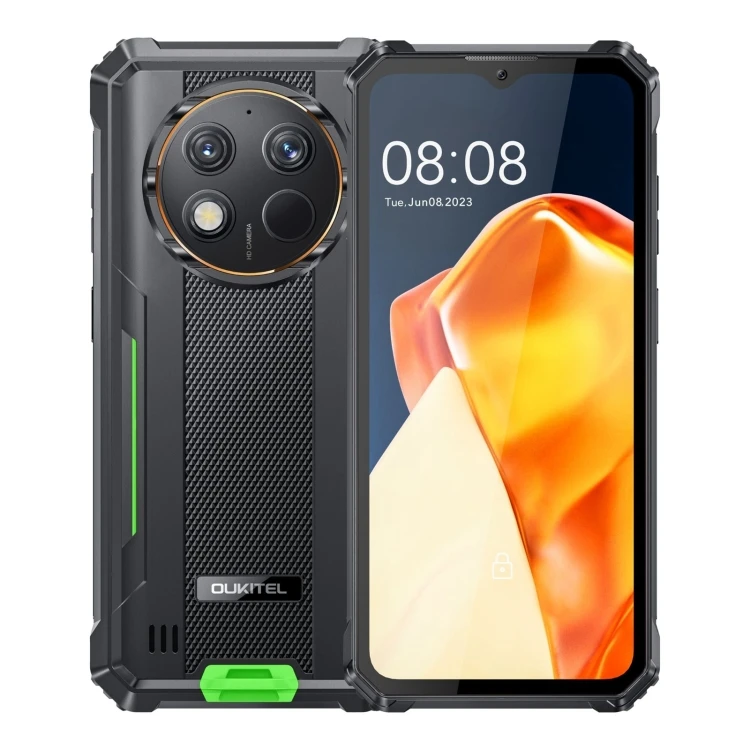 

OUKITE Rugged Smartphone 6.52 inch 10600mAh 8GB+256GB Android13 Mobile Phone 48MP Camera Cell Phone Oukitel WP28