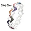 Cring Coco Trendy Triangle Geometric Bracelet Bangle for Woman Elegant Female Charming Silver Plated Enamel Bracelets Jewelry