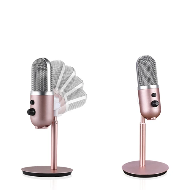 

Condenser PC Laptop table microphone with stand good for OBS Live Class home Conference interview job recording USB desktop mic