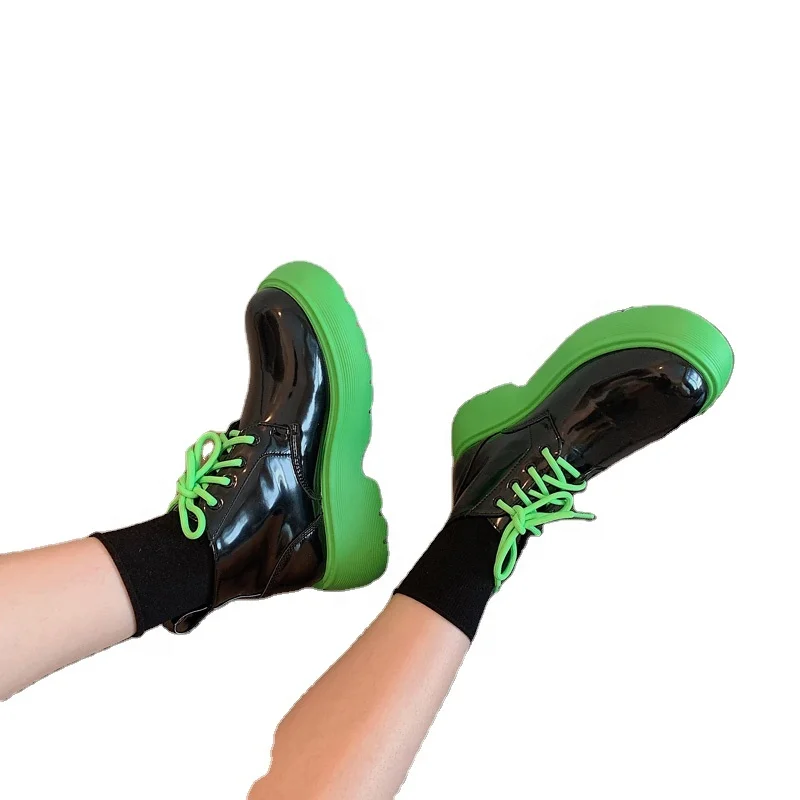 

112956 female summer autumn new black casual Korean version of British style versatile wholesale year college wind short boots