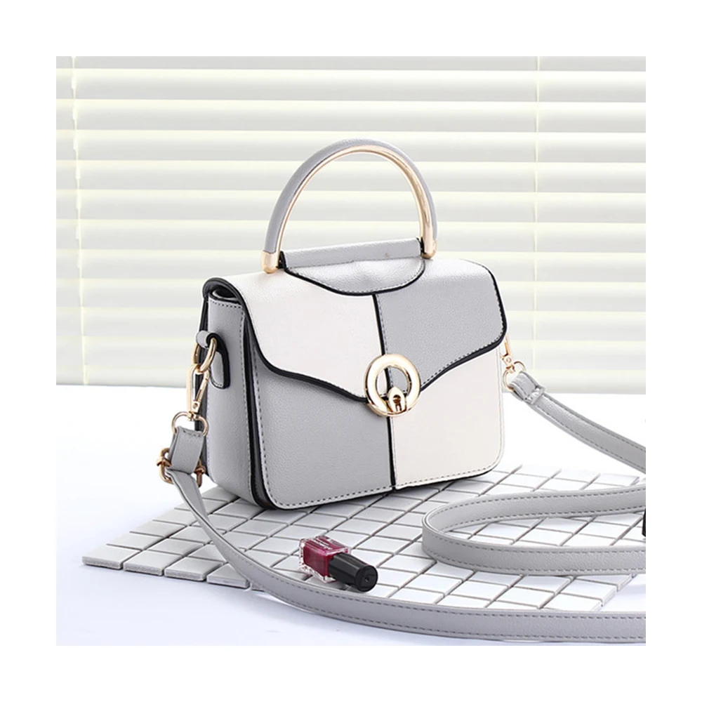 

TD1212 Wholesale High Quality Large Volume Luxury Colorblock Leather Lady Handbag