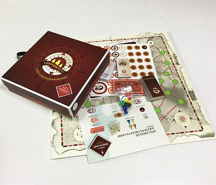 customized paper board games printing oem factory buy board games