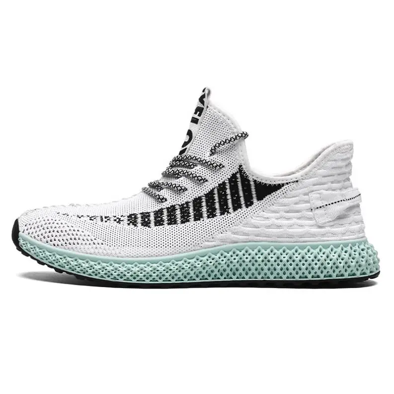 

New design upper breathable fashion sneakers men's sports shoes, Optional
