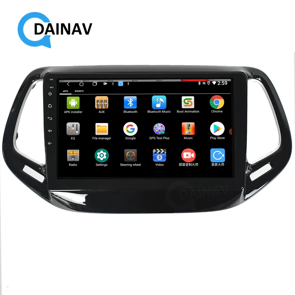 

Double Din 2 DIN Android 10.0 Car radio FOR Jeep Compass 2017+ car stereo autoradio auto audio head unit GPS navigation