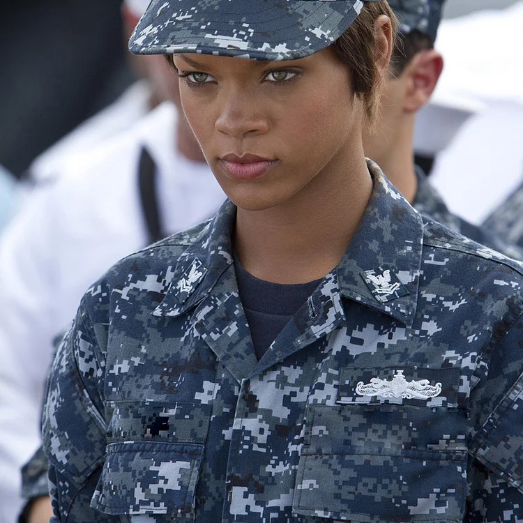

Men BDU Military Tactical ocean camouflage Uniform PLA blue navy army military camouflage combat uniform, Camo