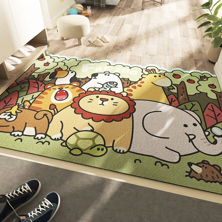 

Custom Funny Pvc Sublimation Door Mats Entrance Polypropylene Floor For Home