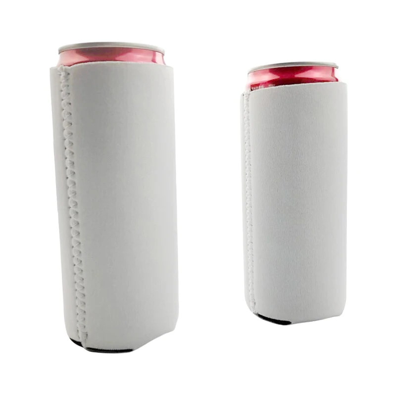

Cheap price blank white skinny cooler bags for 12 oz cans in stock