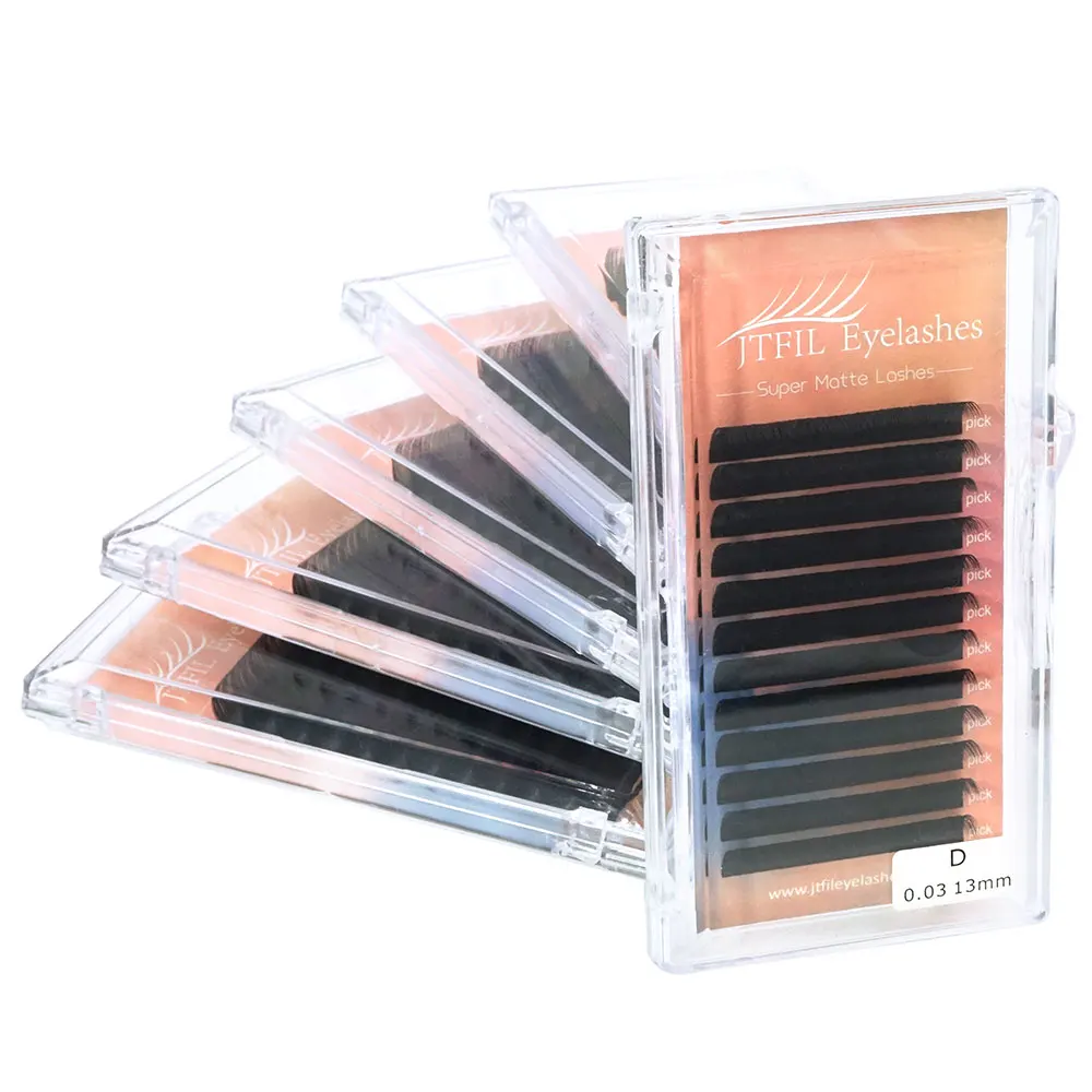 

Wholesale High Quality Custom 3D Korean Packaging Private Label Eyelash Extension Extention