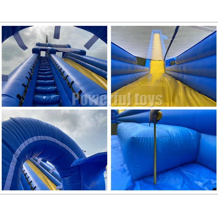Giant water inflatable hippo slip n slide for outdoor water park