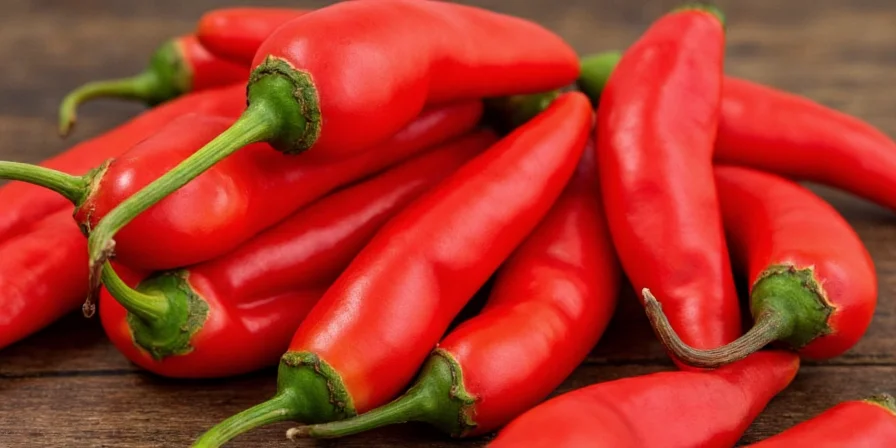 Close-up of Serrano Chili Pepper