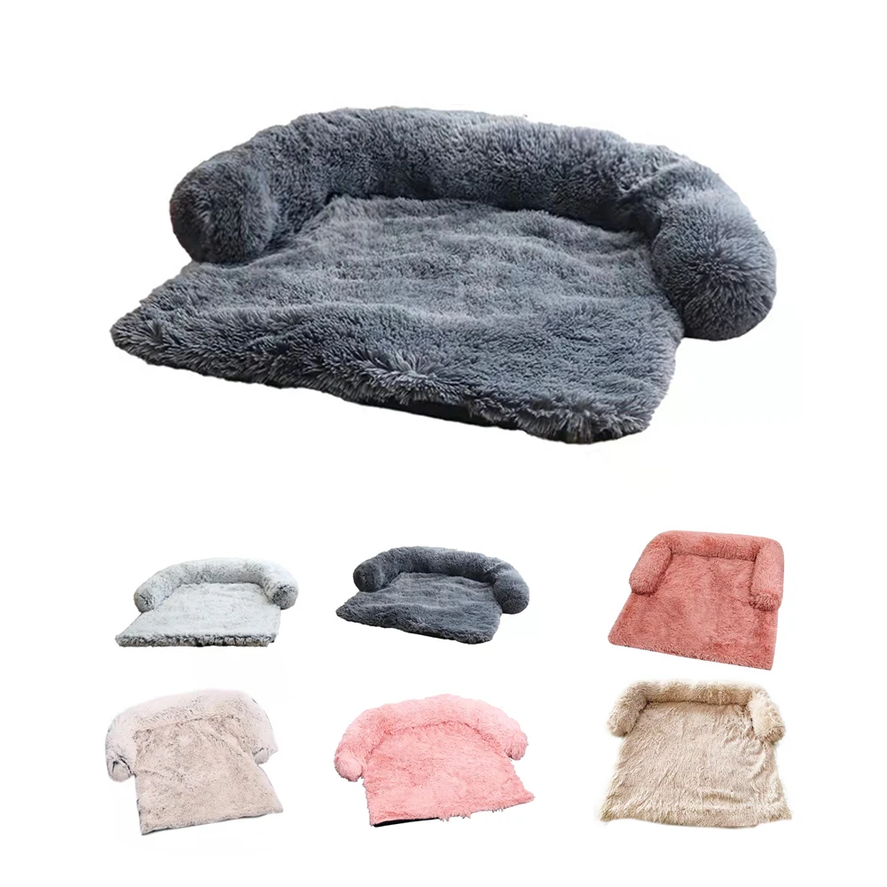

Wholesale Comfortable Fluffy Washable Luxury Large Cat Pet Dog Sofa Bed