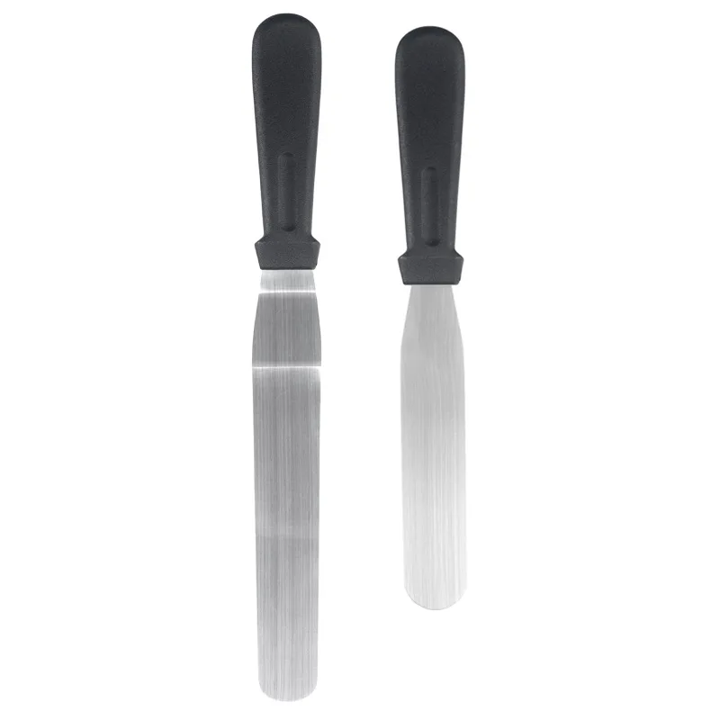 

Cake tools set 8 inch stainless steel spatula Baking cake milk decorating oil spatula