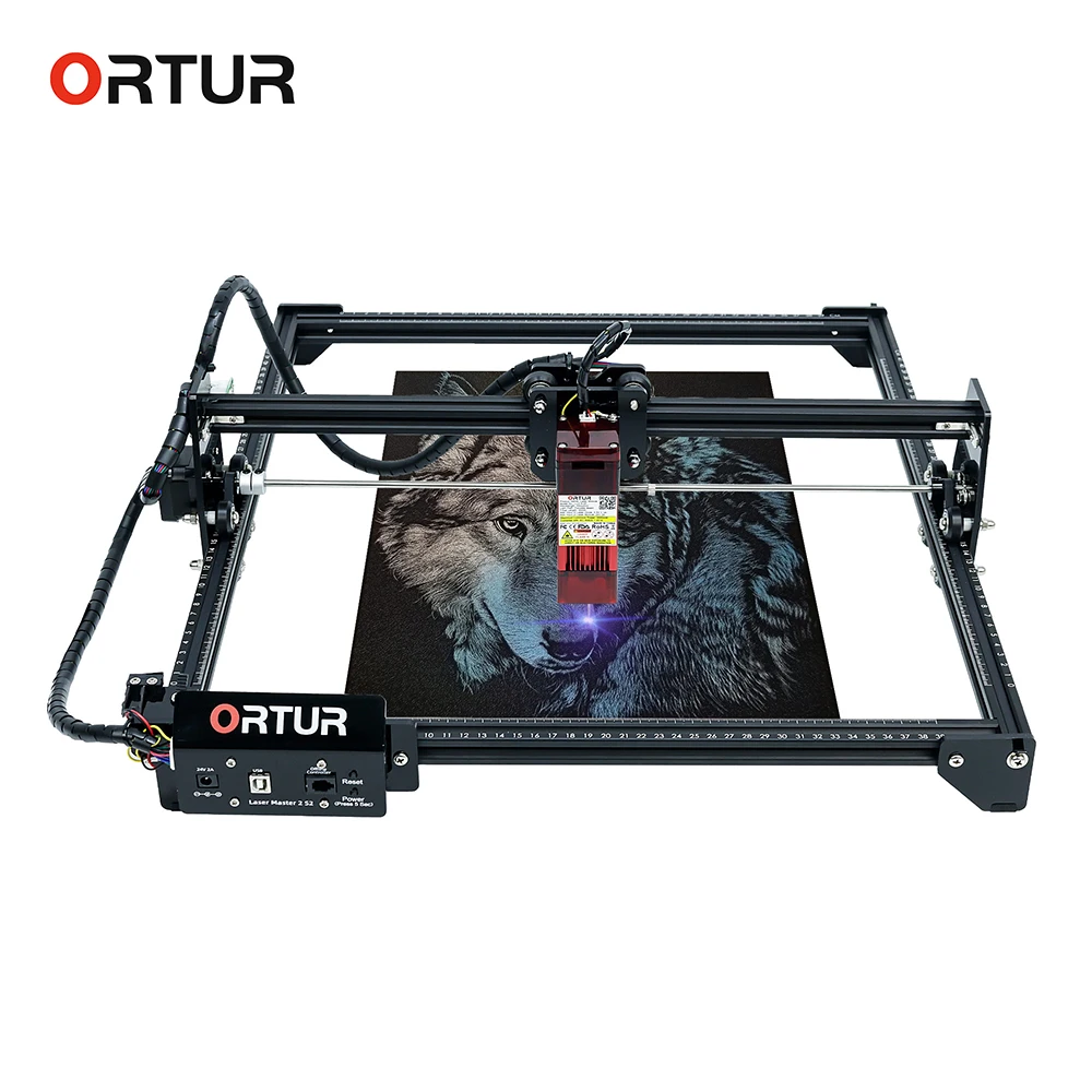 

2020 Ortur Laser Master S2 20W DIY Laser Engraver and Cutter 390x410mm Multiple Safety Protection Portable Laser Engraver