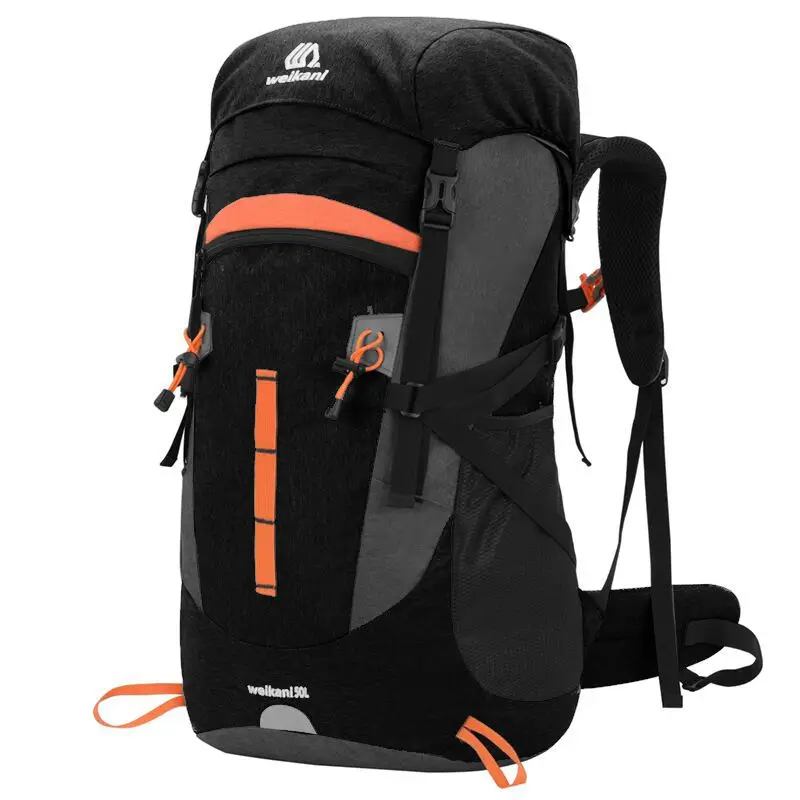 

Waterproof durable large capacity nylon fabric hiking outdoor backpack Wear-resistant hiking backpack, Many colors