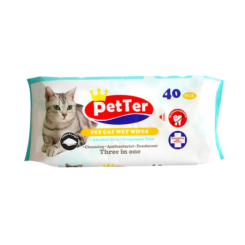 

Organic Naturally-Biodegradable Pet Wipes-Wet Pet Wipes-Cleansing Wet Wipes For Pets