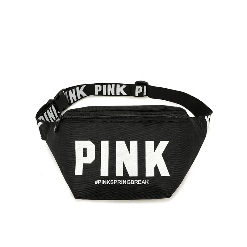

Best selling pillow waist bag for women fashion PINK fanny pack waist leisure workout running chest bag for ladies, 10 color for your option