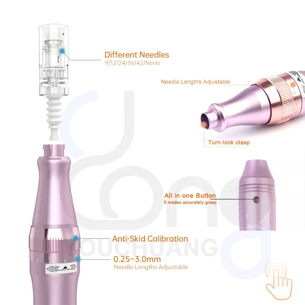 

ELON-YC derma Wireless Derma Pen m7 Dr Pen Powerful Ultima m7 skin care face Microneedle Dermapen Meso Rechargeable Dr pen