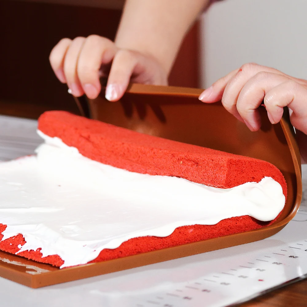 

Silicone Pastry Cookie Cooking Mould Oven Mat Baking Swiss Roll Pad Bakeware Baking Tools Mat
