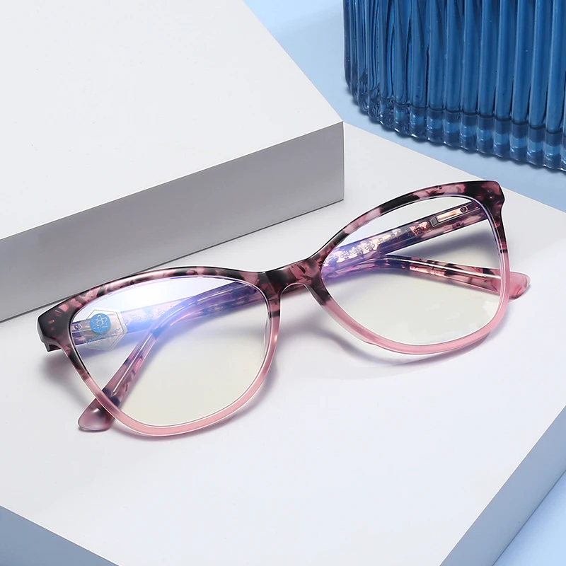 

Acetate Glasses Anti Blue Light Blocking Lenses 2020 Optical Frame Eyewear For Women