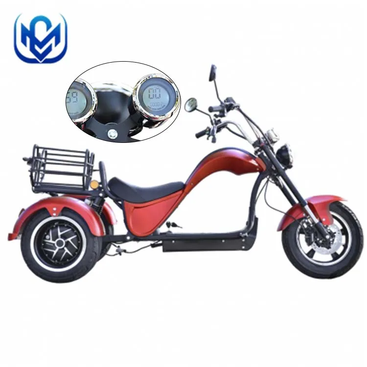

2021 Factory Outlet 60V 20A 2000w Eu Stock 3 Wheels Citycoco Scooter Electrico