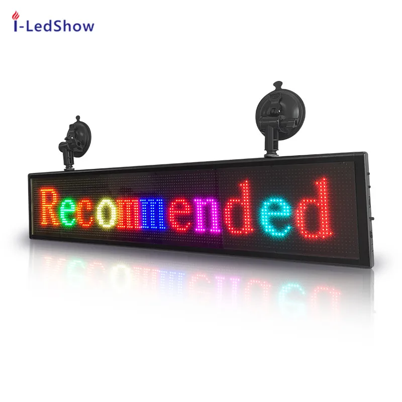 Led Taxi Display Sign For Car Rear Window Led Screen Car Accessories