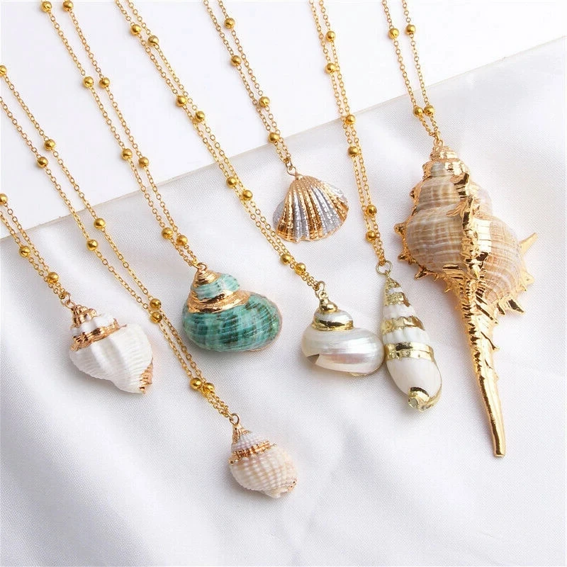 

SH002 Seashell Necklace Choker for Women Summer Hawaiian Style Natural Shell Necklace for Women Teens Girl Beach Jewelry