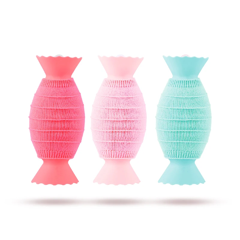 

Hand warming bag customized portable creative candy silicone hot water bag, Customized color