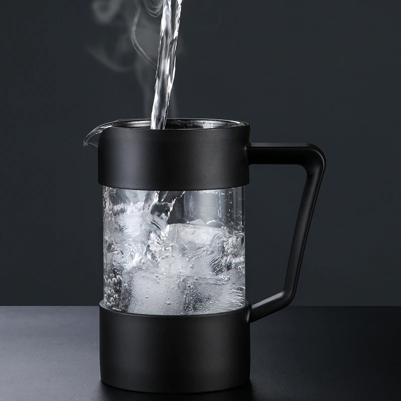 

Wholesales Hot Selling New PP Food Grade 304 Stainless Steel Inner Filter French Press, Customized color