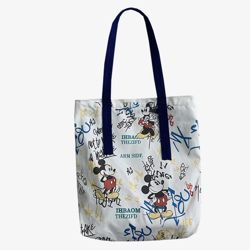 

Eco Friendly Custom Printed Grocery Shopping Cotton Canvas Tote Bag, White