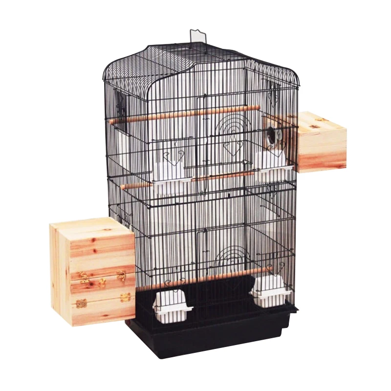 wire mesh bird cage and house for parrots and birds