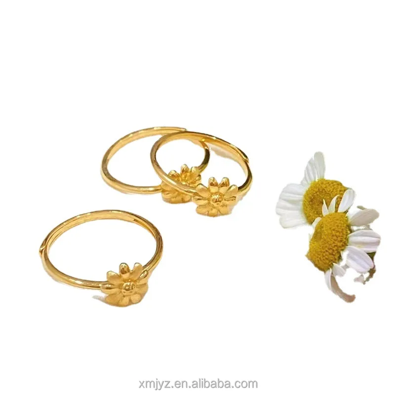 

Certified In Stock Wholesale 5G Gold Bowknot Versatile Ring Pure Gold 999 Ring 24K Gold Ring