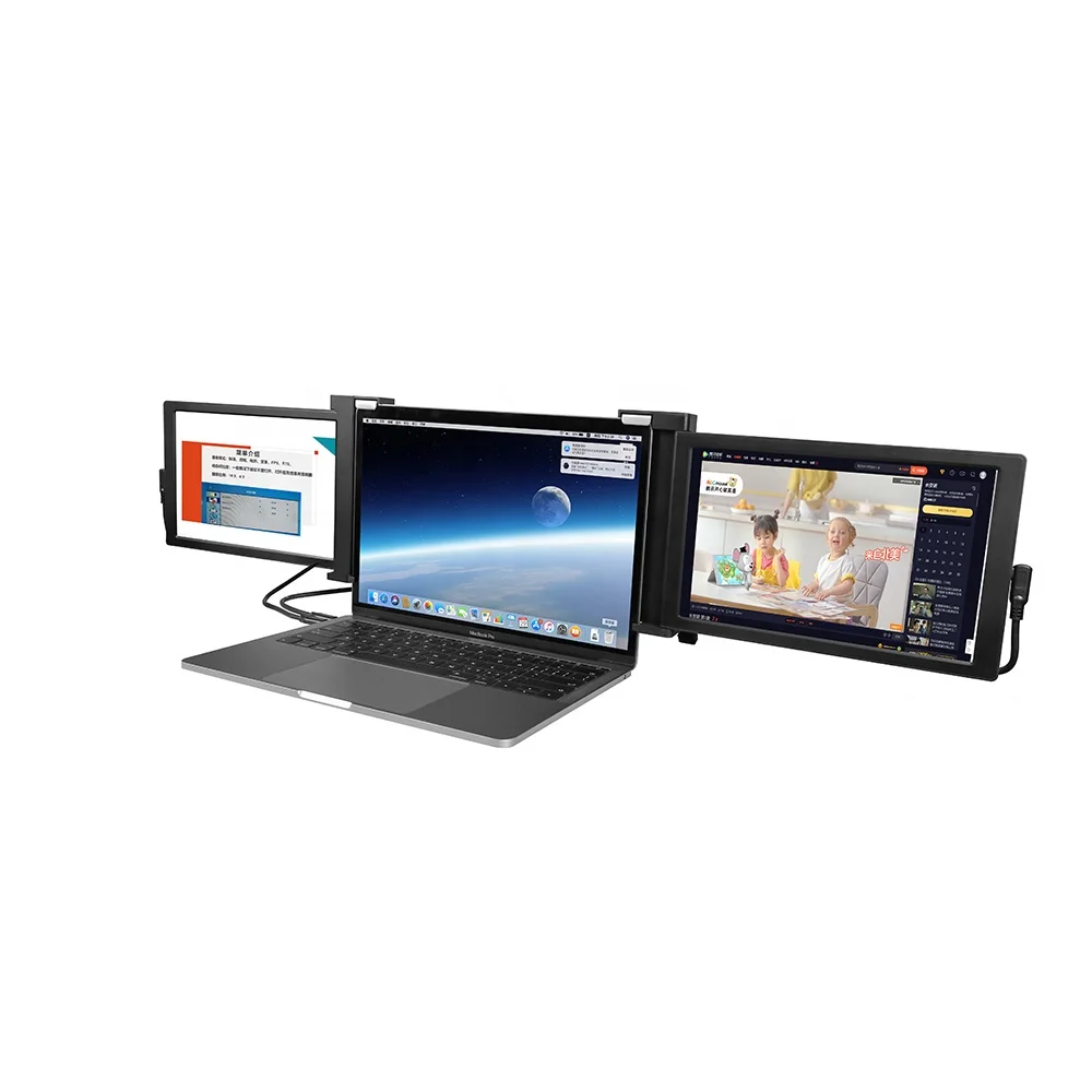 

Wholesale IPS 1080P FULL VIEW HDR10 usb full function type c 10.1 inch dual portable monitor