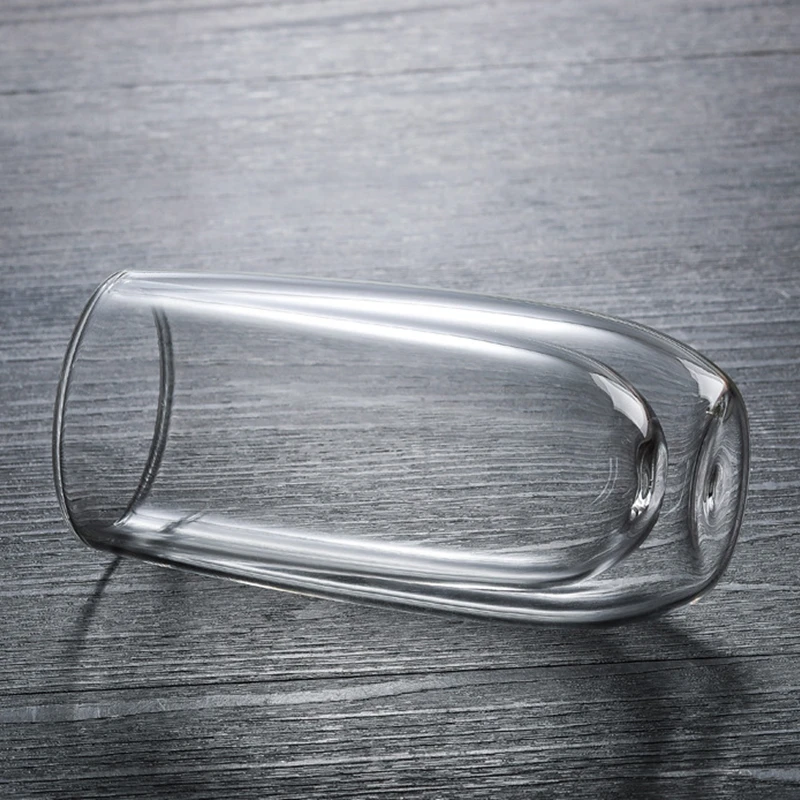 
Manufacturer heat resistant high borosilicate double wall glass mugs 