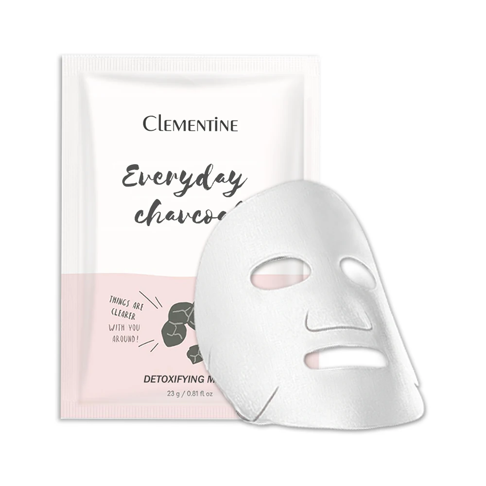 

private label cleansing activated bamboo charcoal facial mask for skin care, Accept customization