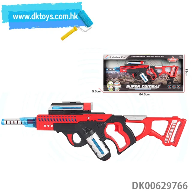 Shocking B/o 8 Sound Gun W/light/music Gun Toys Laser Game Gun For Kids ...