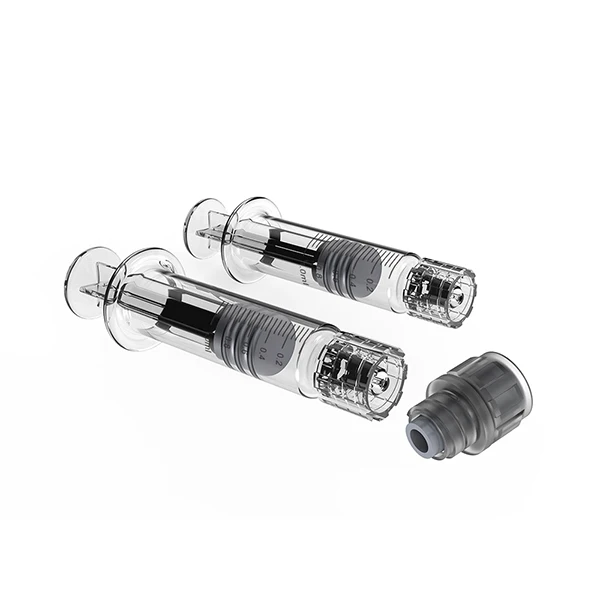 
Best Selling Disposable Glass Syringe Prefilled glass luer lock syringe 
