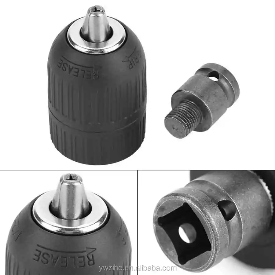 New Arrive 2 13mm Keyless Drill Chuck 1 2 unf With 1 2 Chuck Adaptor For Impact Wrench Conversion Buy Keyless Drill Chuck With 1 2 Chuck Adapter 1 2 unf Thread Drill Chuck Product On Alibaba Com