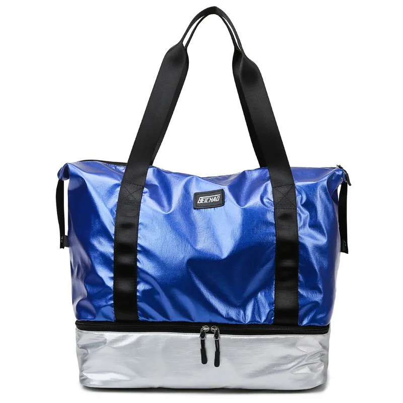 

Causal Wholesale Waterproof sport duffel travel bag gym bag women with shoe compartment, Customized color