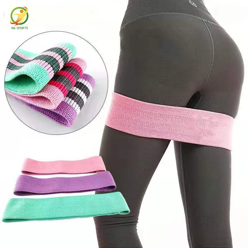 

Fabric Resistance Bands for Legs and Butt Exercise - Non Slip Elastic Booty Bands 3 Levels Workout Bands Women Sports Fitness, Pantone color customized